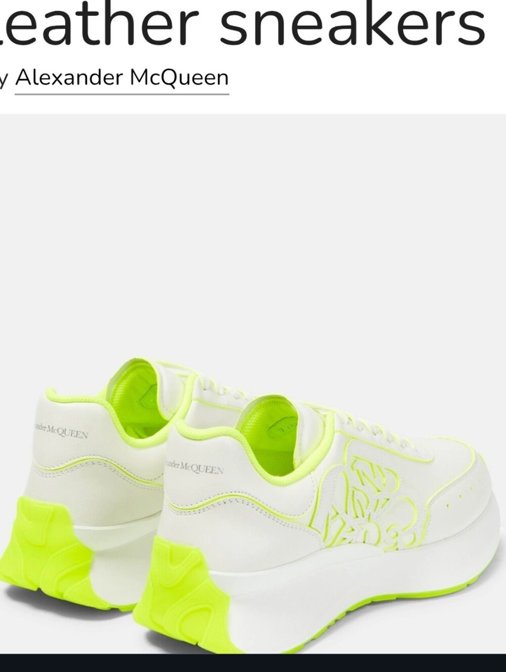 Alexander McQueen Sneakers - Picture 3 of 12